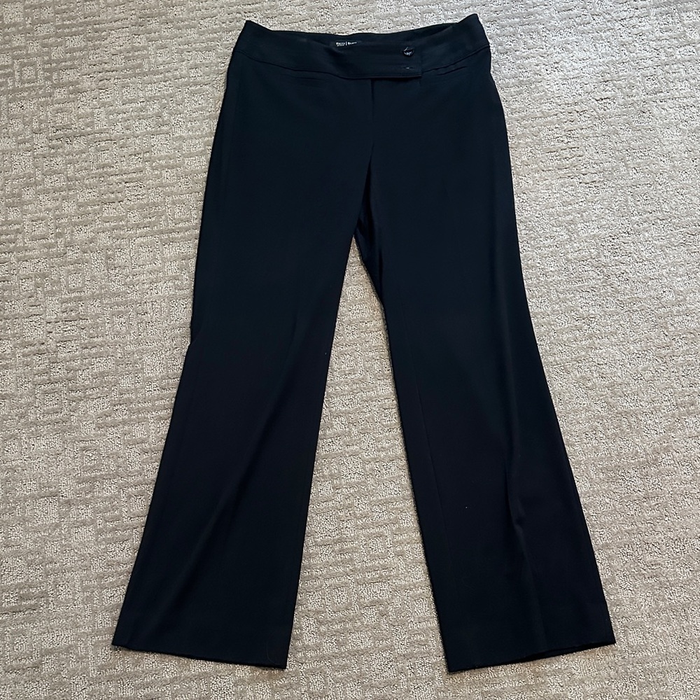 White House Black Market Classic Black Wide Leg Pants